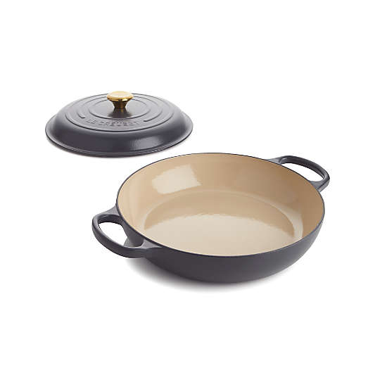 Le Creuset ® Signature 3.5-Qt. Graphite Grey Braiser