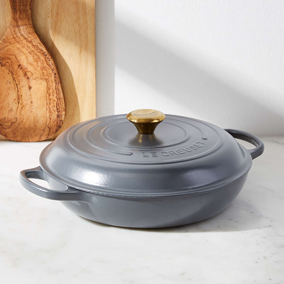 Le Creuset Signature 3.5Qt. Graphite Grey Everyday Pan + Reviews