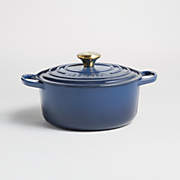 Le Creuset Signature Cast Iron Dutch Oven 5-1/2 Quart Deep Teal * NEW *