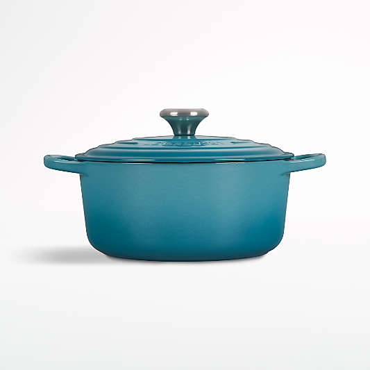 Le Creuset ® Signature Caribbean 4.5-Qt. Enameled Cast Iron Round Dutch Oven