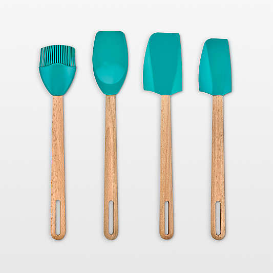 Le Creuset ® Signature 4-Piece Riviera Silicone Tool Set