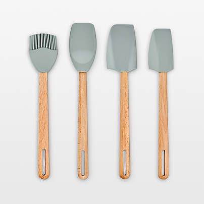 Le Creuset ® Signature 4-Piece Sea Salt Silicone Tool Set