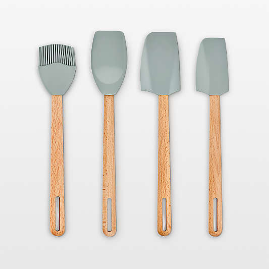 Le Creuset ® Signature 4-Piece Sea Salt Silicone Tool Set