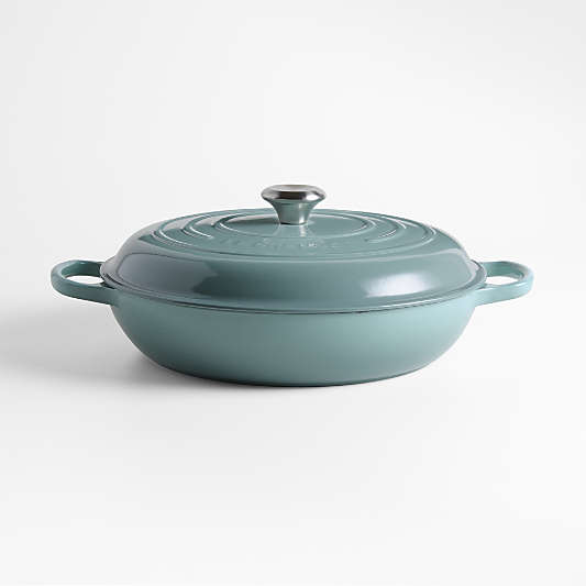 Le Creuset ® Signature 5-Qt. Sea Salt Enameled Cast Iron Braiser