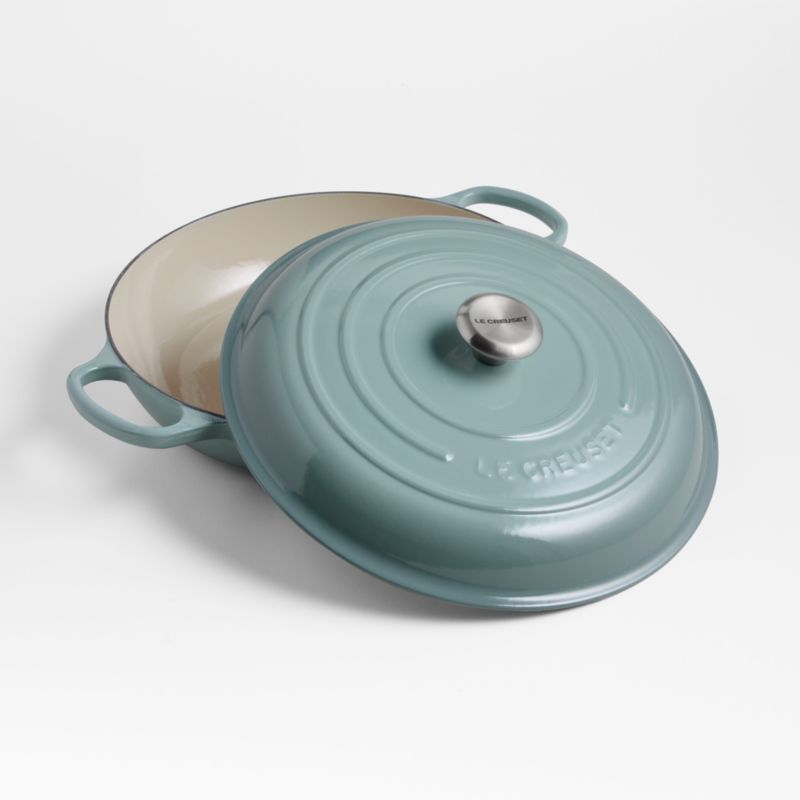 Le Creuset Signature Round 5.5-Qt. White Dutch Oven with Lid + Reviews, Crate & Barrel