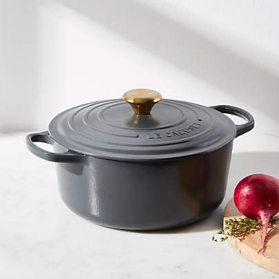 Le Creuset ® Signature 5.5-Qt. Graphite Grey Round Dutch Oven