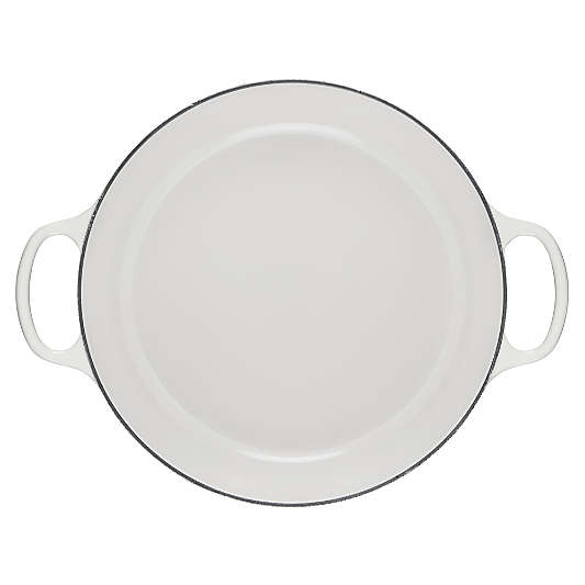 Le Creuset ® Signature 5-Qt. White Enameled Cast Iron Braiser