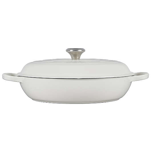 Le Creuset ® Signature 5-Qt. White Enameled Cast Iron Braiser