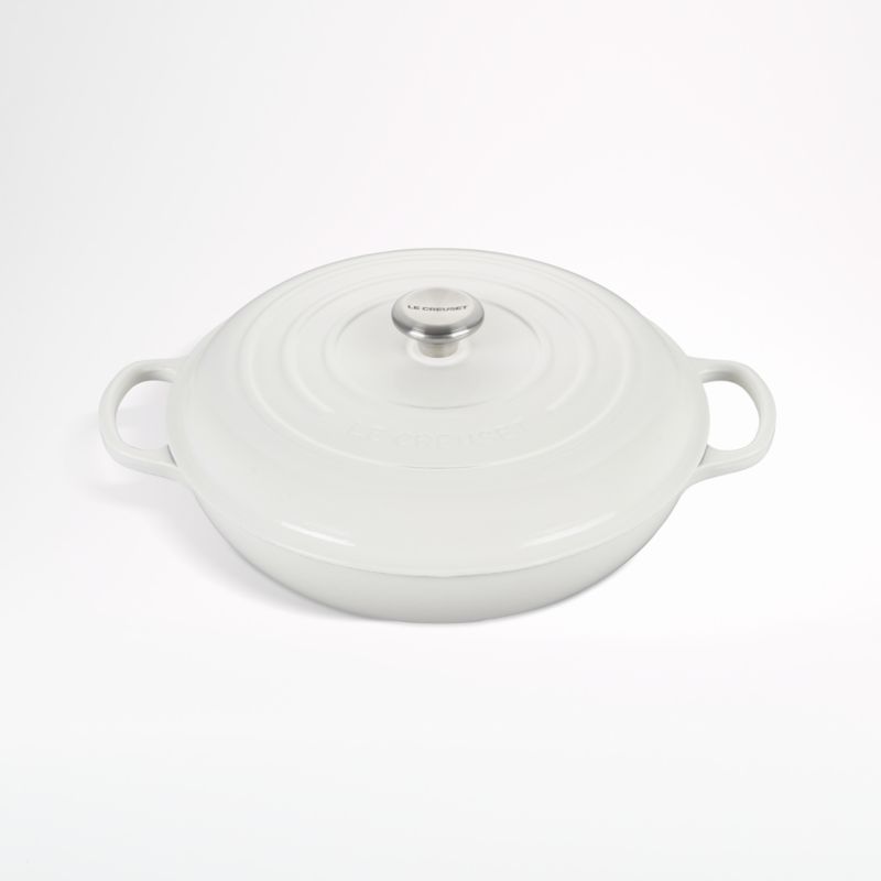 Le Creuset Signature 5-Qt. Thyme Braiser | Crate & Barrel