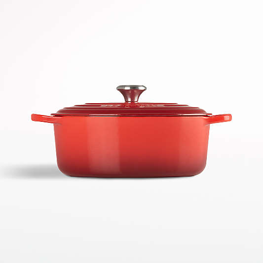 Le Creuset ® Signature Oval 5-Qt. Cerise Red Enameled Cast Iron Dutch Oven