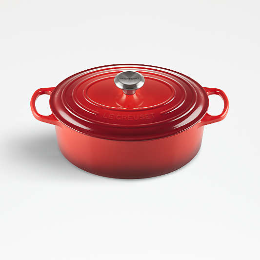 Le Creuset ® Signature 5-Qt. Cerise Enameled Cast Iron Oval Dutch Oven
