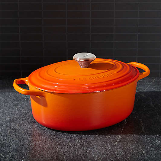 Le Creuset ® Signature 5-Qt. Flame Enameled Cast Iron Oval Dutch Oven