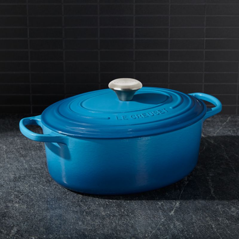 Le Creuset ® Signature 5-Qt. Marseille Enameled Cast Iron Oval Dutch Oven - image 1 of 6
