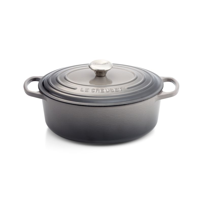Le Creuset ® Signature 5-Qt. Oyster Enameled Cast Iron Oval Dutch Oven - image 3 of 6