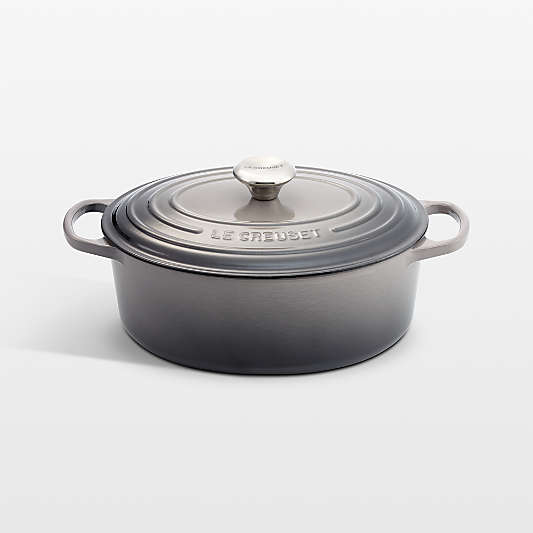 Le Creuset ® Signature 5-Qt. Oyster Enameled Cast Iron Oval Dutch Oven