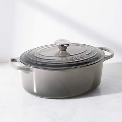 Le Creuset ® Signature 5-Qt. Oyster Enameled Cast Iron Oval Dutch Oven