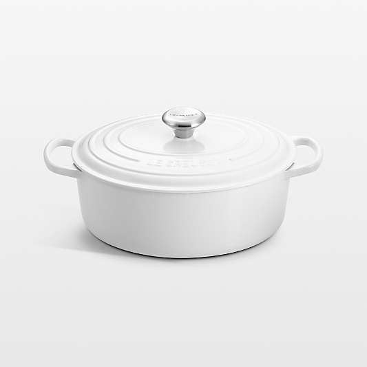 Le Creuset ® Signature White 5-Qt. Enameled Cast Iron Oval Dutch Oven