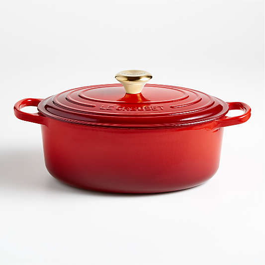 Le Creuset ® Signature 5-Qt. Gold Collection Cerise Oval Dutch Oven