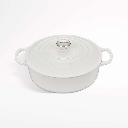 Le Creuset ® White 6.75-Qt. Round Wide Dutch Oven