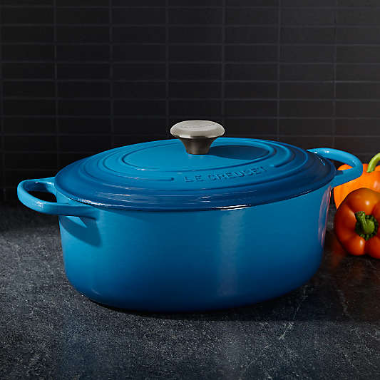 Le Creuset ® Signature 6.75-Qt. Marseille Enameled Cast Iron Oval Dutch Oven
