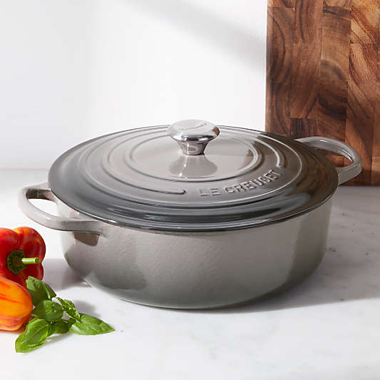 Le Creuset ® Signature Oyster 6.75-Qt. Round Wide Dutch Oven