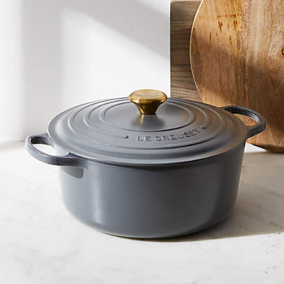 Le Creuset ® Signature 7.25-Qt. Graphite Grey Enameled Cast Iron Dutch Oven