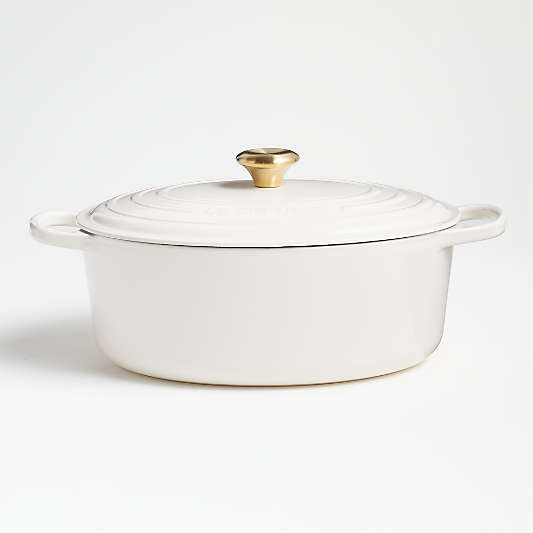 Le Creuset ® Cream Signature 8-Qt. Oval Dutch Oven