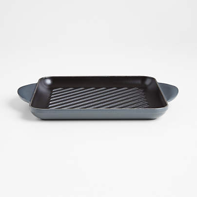 Le Creuset ® Signature Square 9.5" Graphite Grey Enameled Cast Iron Grill Pan