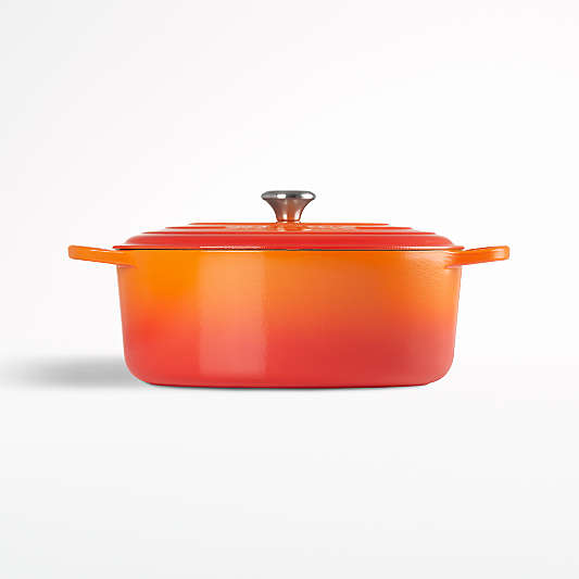 Le Creuset ® Signature Oval 9.5-Qt. Flame Orange Enameled Cast Iron Dutch Oven