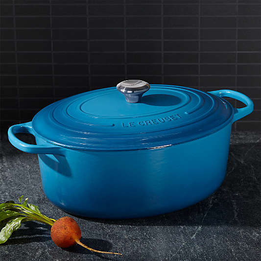 Le Creuset ® Signature 9.5-Qt. Marseille Enameled Cast Iron Oval Dutch Oven