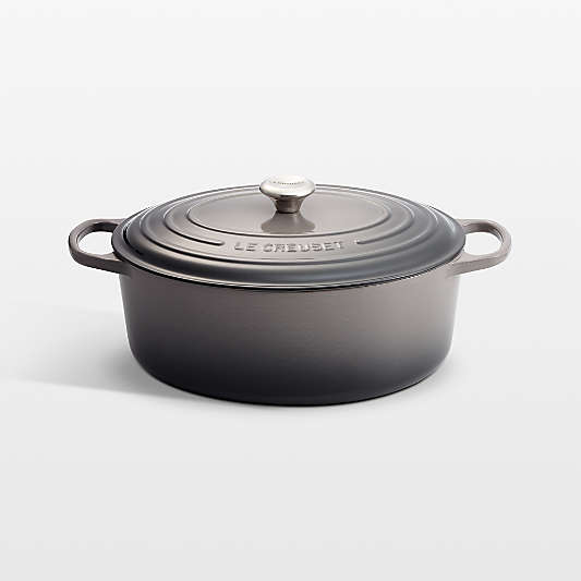 Le Creuset ® Signature 9.5-Qt. Oyster Enameled Cast Iron Oval Dutch Oven
