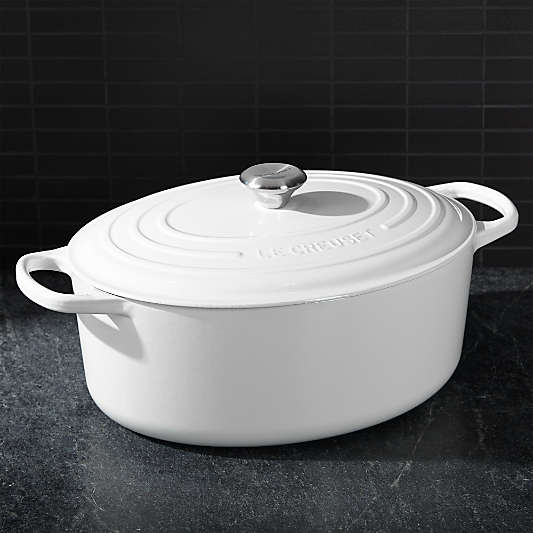 Le Creuset ® Signature White 9.5-Qt. Oval Dutch Oven