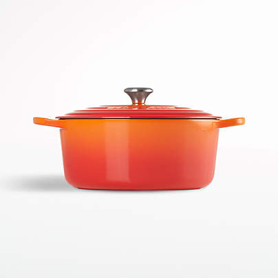 Le Creuset ® Signature 9-Qt. Flame Orange Enameled Cast Iron Dutch Oven