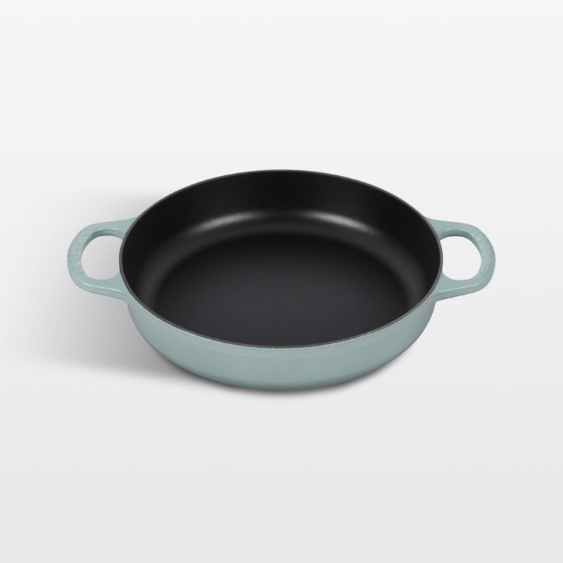 Le Creuset Signature Round Licorice Black Enameled Cast Iron Dutch Ovens  with Lids, Crate & Barrel