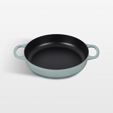 View Le Creuset ® Signature 11" Sea Salt Enameled Cast Iron Everyday Pan details