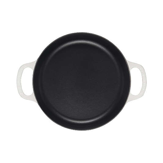 Le Creuset ® Signature 11" White Enameled Cast Iron Everyday Pan