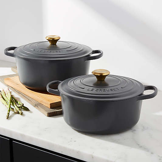 Le Creuset ® Graphite Grey Enameled Cast Iron Dutch Ovens