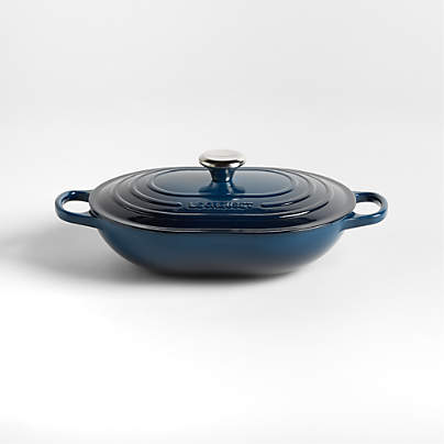 Le Creuset ® 3.75-Qt. Nuit Enameled Cast Iron Covered Oval Casserole Dish