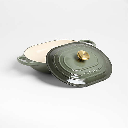 Le Creuset ® 3.75-Qt. Thyme Enameled Cast Iron Covered Oval Casserole Dish