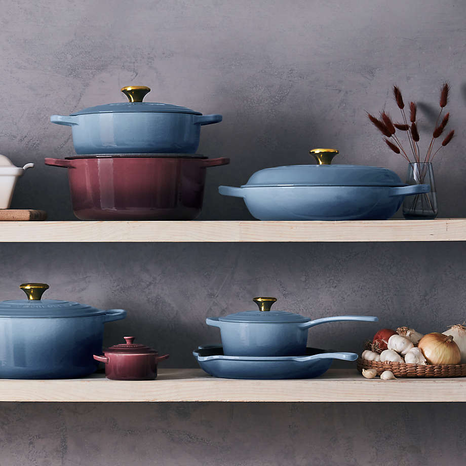 Le Creuset Signature 10.25 Chambray Blue Enameled Cast Iron