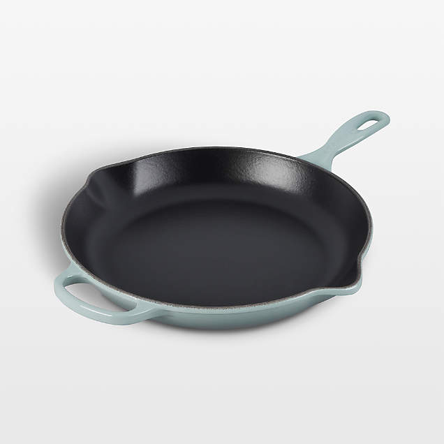 Le Creuset Signature 10.25" Chambray Blue Enameled Cast Iron Skillet ...