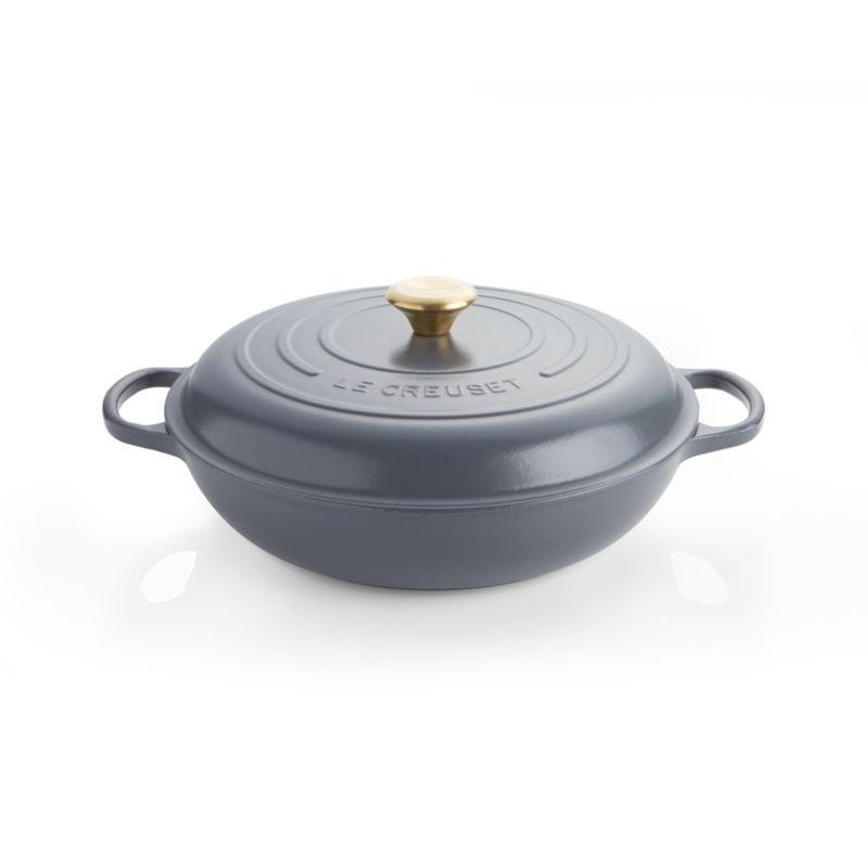 Le Creuset ® Signature 5-Qt. Graphite Grey Braiser - image 5 of 7