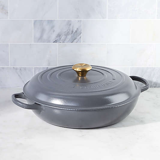 Le Creuset ® Signature 5-Qt. Graphite Grey Braiser