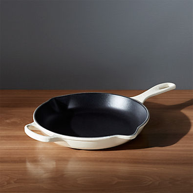 View Le Creuset ® Signature 10.25" Cream Enameled Cast Iron Skillet details