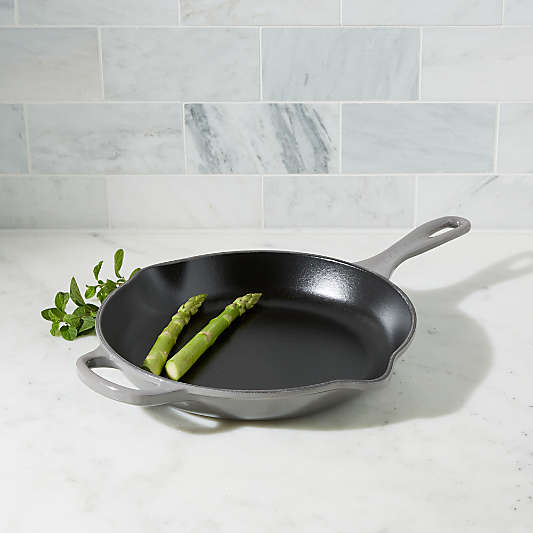 Le Creuset ® Signature 10.25" Oyster Grey Enameled Cast Iron Skillet