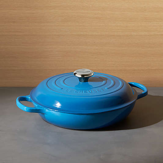 Le Creuset ® 3.5-Qt. Marseille Blue Braiser