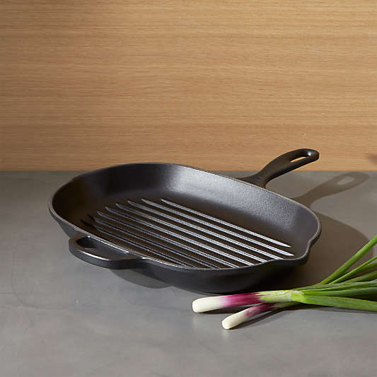 Le Creuset ® Signature Licorice Oblong Grill Pan