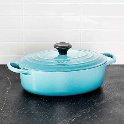 Le Creuset Heritage Covered Square Caribbean Blue Stoneware Ceramic Baking  Dish + Reviews