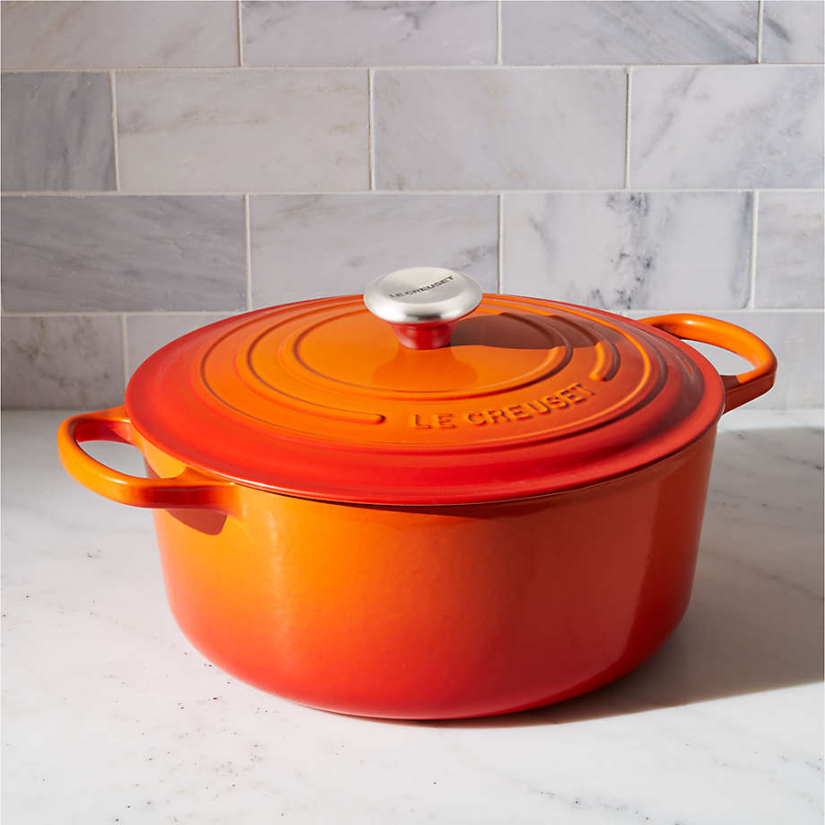 Le Creuset Signature 3.5-Qt. Flame Orange Enameled Cast Iron