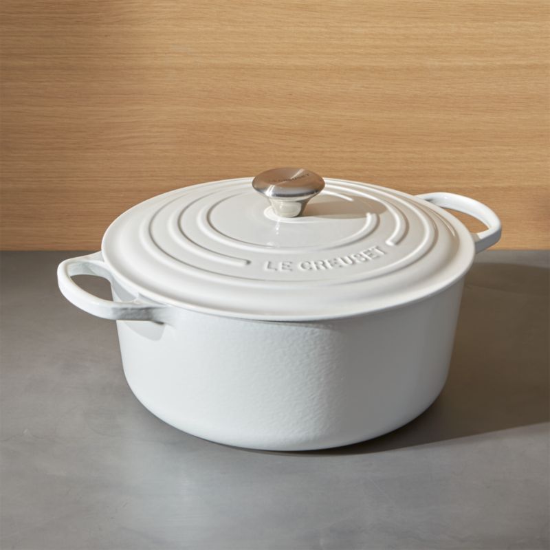 Le Creuset 7.25 qt. Signature Round Dutch Oven - Sea Salt